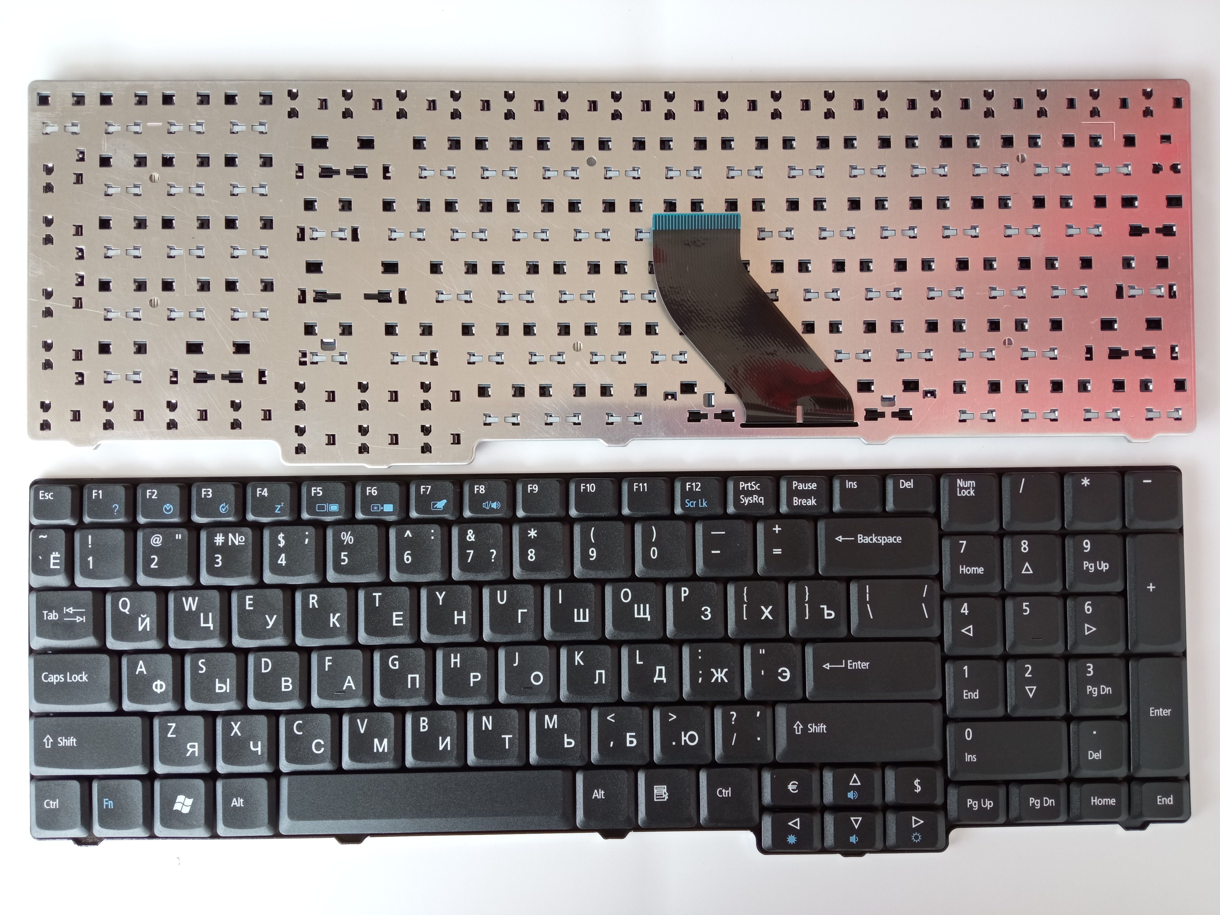 Picture of New Replacement Laptop Keyboard For ACER 9400/6530G/7000/9300/5735/5635 BLACK (OEM) RU Layout